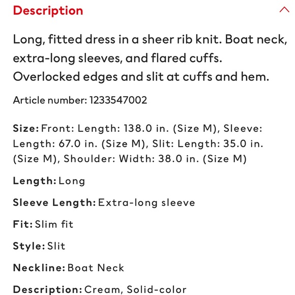 NWT H&M Rib Knit Maxi Dress - Picture 5 of 7